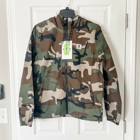 Element Other - NWT Element Alder Camo Zip Up Jacket - Small
